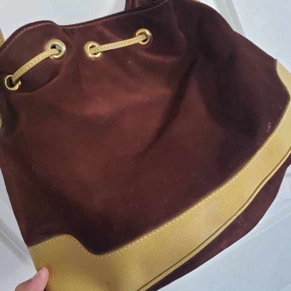 RAFE NEW YORK Brown Suede Bucket Bag - Picture 4 of 13
